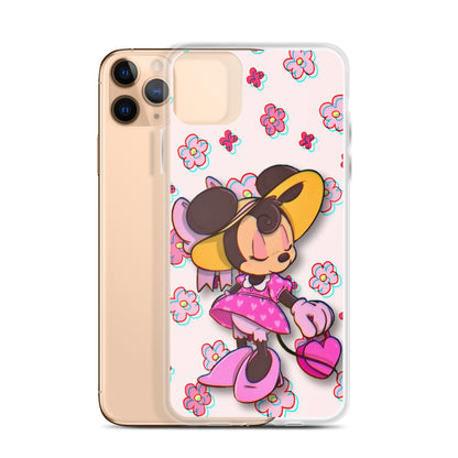 Designer Minnie-Mouse iPhone® Clear Case | Available for most iPhone® models | Wireless Charging Compatible