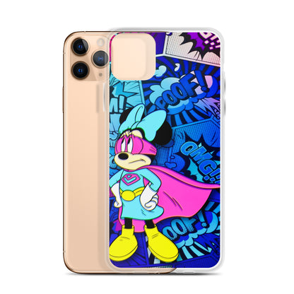 Designer Minnie-Mouse iPhone® Clear Case | Available for most iPhone® models | Wireless Charging Compatible