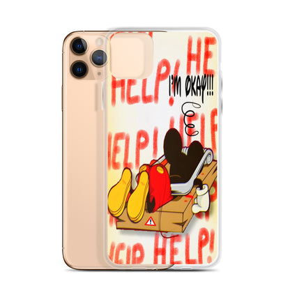 Designer Mickey-Mouse iPhone® Clear Case | Available for most iPhone® models | Wireless Charging Compatible