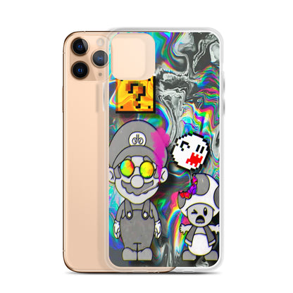 Designer Super-Mario and Toad iPhone® Clear Case | Available for most iPhone® models | Wireless Ch