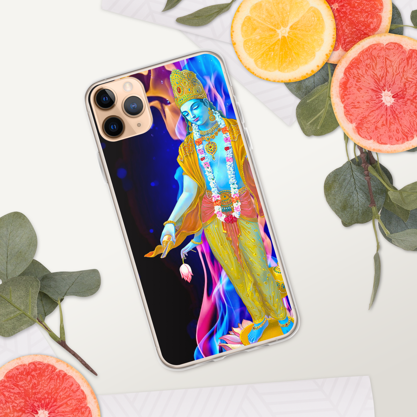 Vishnu iPhone® Clear Case | Available for most iPhone® models | Wireless Charging Compatible