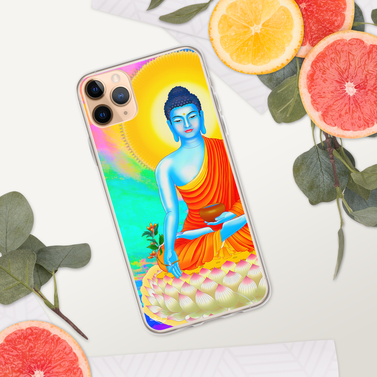 Buddha iPhone® Clear Case | Available for most iPhone® models | Wireless Charging Compatible