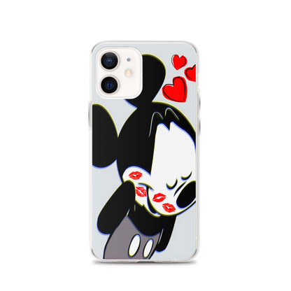 Designer Mickey-Mouse iPhone® Clear Case | Available for most iPhone® models | Wireless Charging Compatible