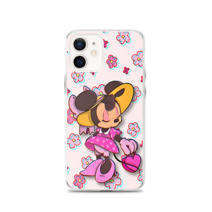 Designer Minnie-Mouse iPhone® Clear Case | Available for most iPhone® models | Wireless Charging Compatible