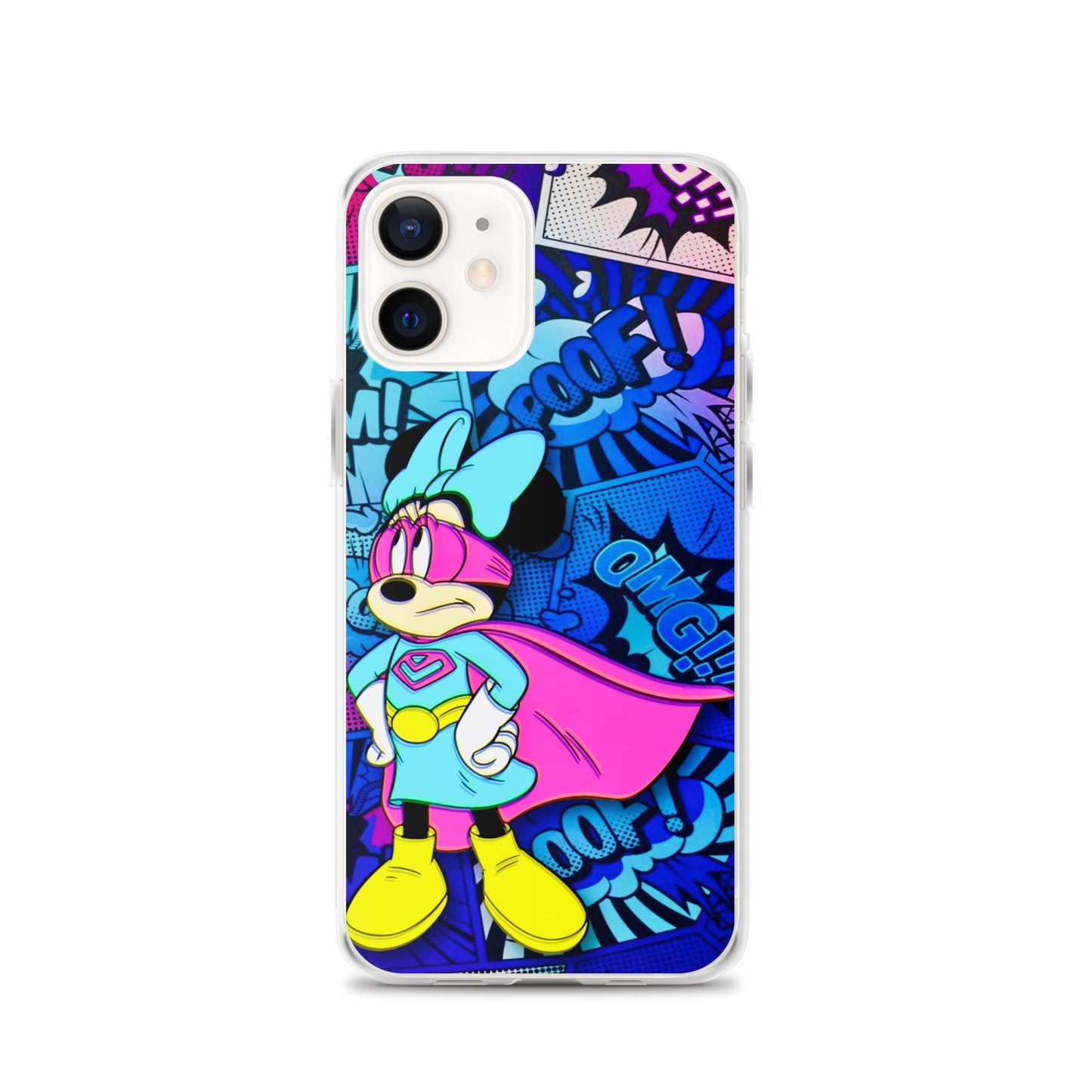 Designer Minnie-Mouse iPhone® Clear Case | Available for most iPhone® models | Wireless Charging Compatible