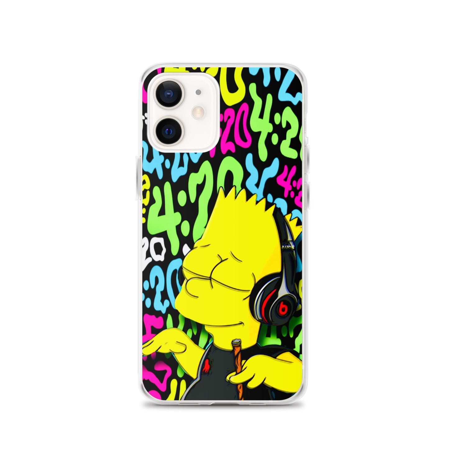 Designer The Simpsons iPhone® Clear Case | Available for most iPhone® models | Wireless Charging Compatible