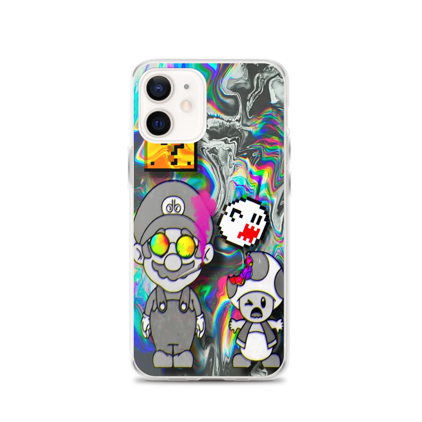 Designer Super-Mario and Toad iPhone® Clear Case | Available for most iPhone® models | Wireless Ch