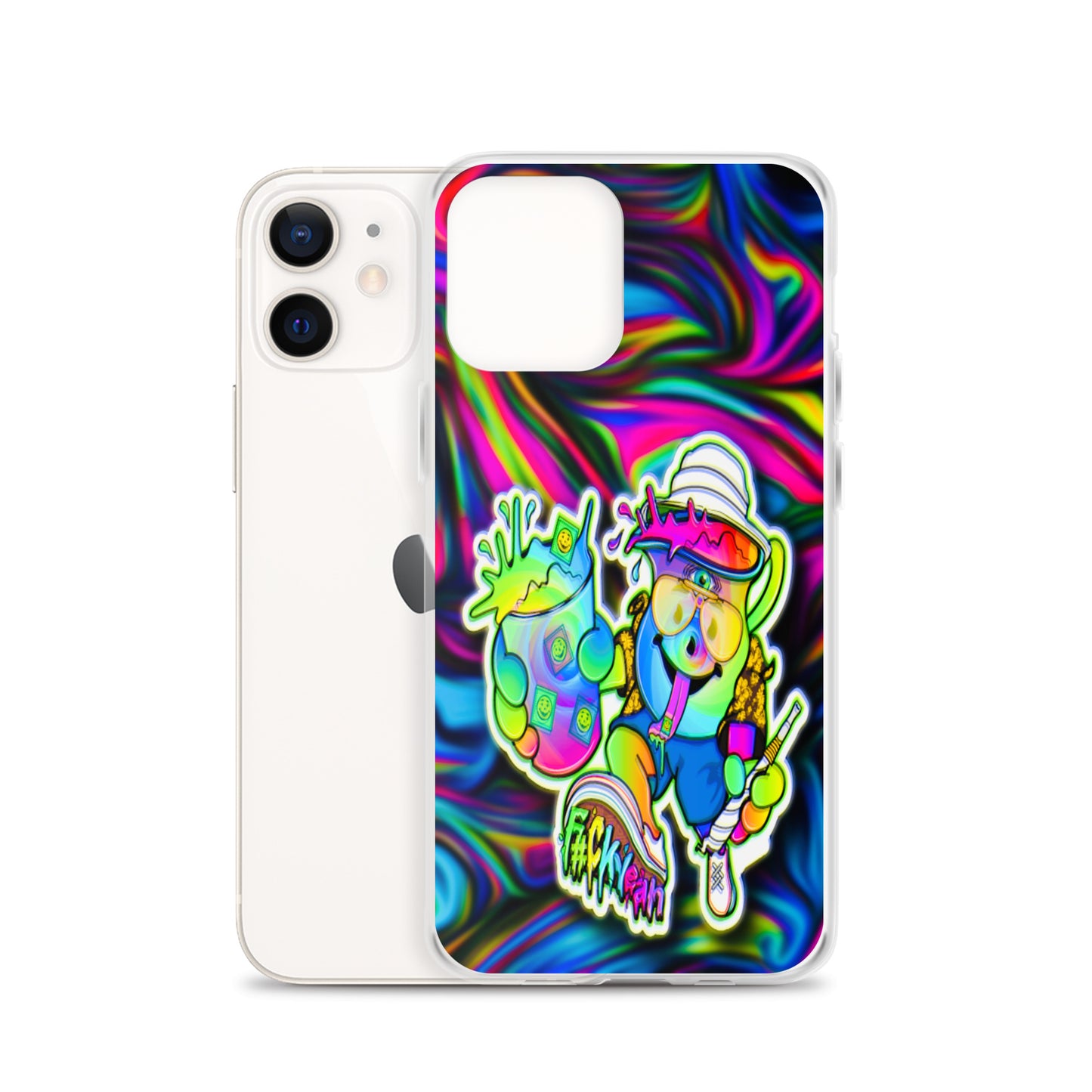 Designer Kool-Aid Man iPhone® Clear Case | Available for most iPhone® models | Wireless Charging Compatible