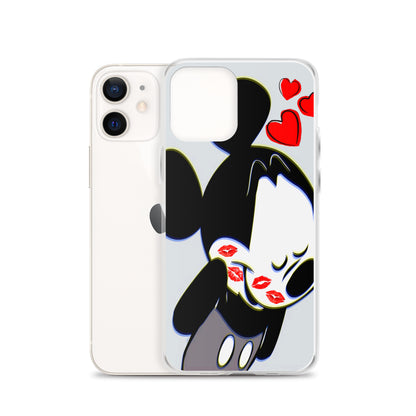 Designer Mickey-Mouse iPhone® Clear Case | Available for most iPhone® models | Wireless Charging Compatible