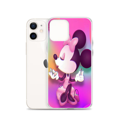 Designer Minnie-Mouse iPhone® Clear Case | Available for most iPhone® models | Wireless Charging Compatible