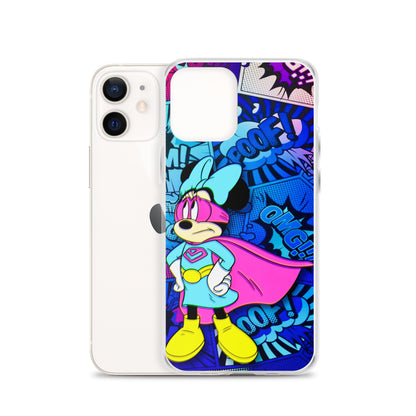 Designer Minnie-Mouse iPhone® Clear Case | Available for most iPhone® models | Wireless Charging Compatible