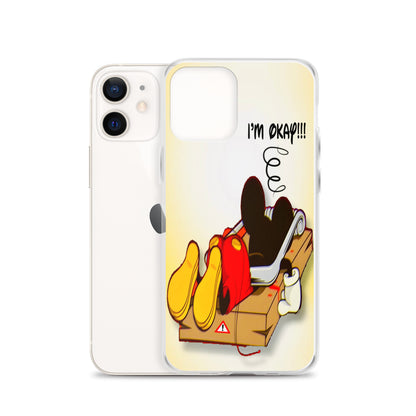 Designer Mickey-Mouse iPhone® Clear Case | Available for most iPhone® models | Wireless Charging Compatible