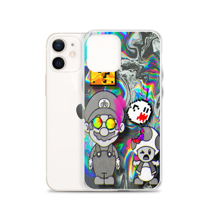 Designer Super-Mario and Toad iPhone® Clear Case | Available for most iPhone® models | Wireless Ch