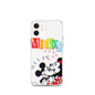 Designer Mickey-Mouse and Minnie-Mouse iPhone® Clear Case | Available for most iPhone® models | Wireless Charging Compatible