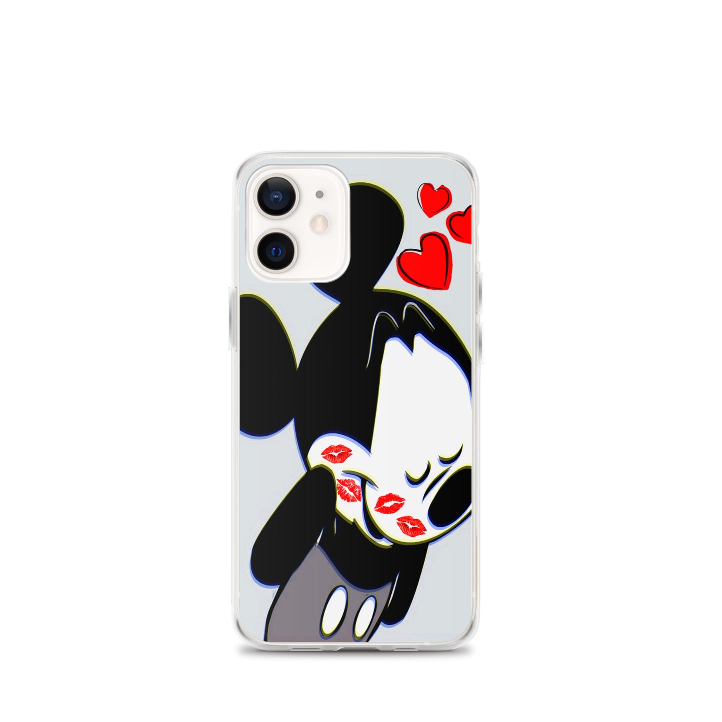 Designer Mickey-Mouse iPhone® Clear Case | Available for most iPhone® models | Wireless Charging Compatible