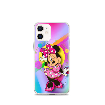 Designer Minnie-Mouse iPhone® Clear Case | Available for most iPhone® models | Wireless Charging Compatible