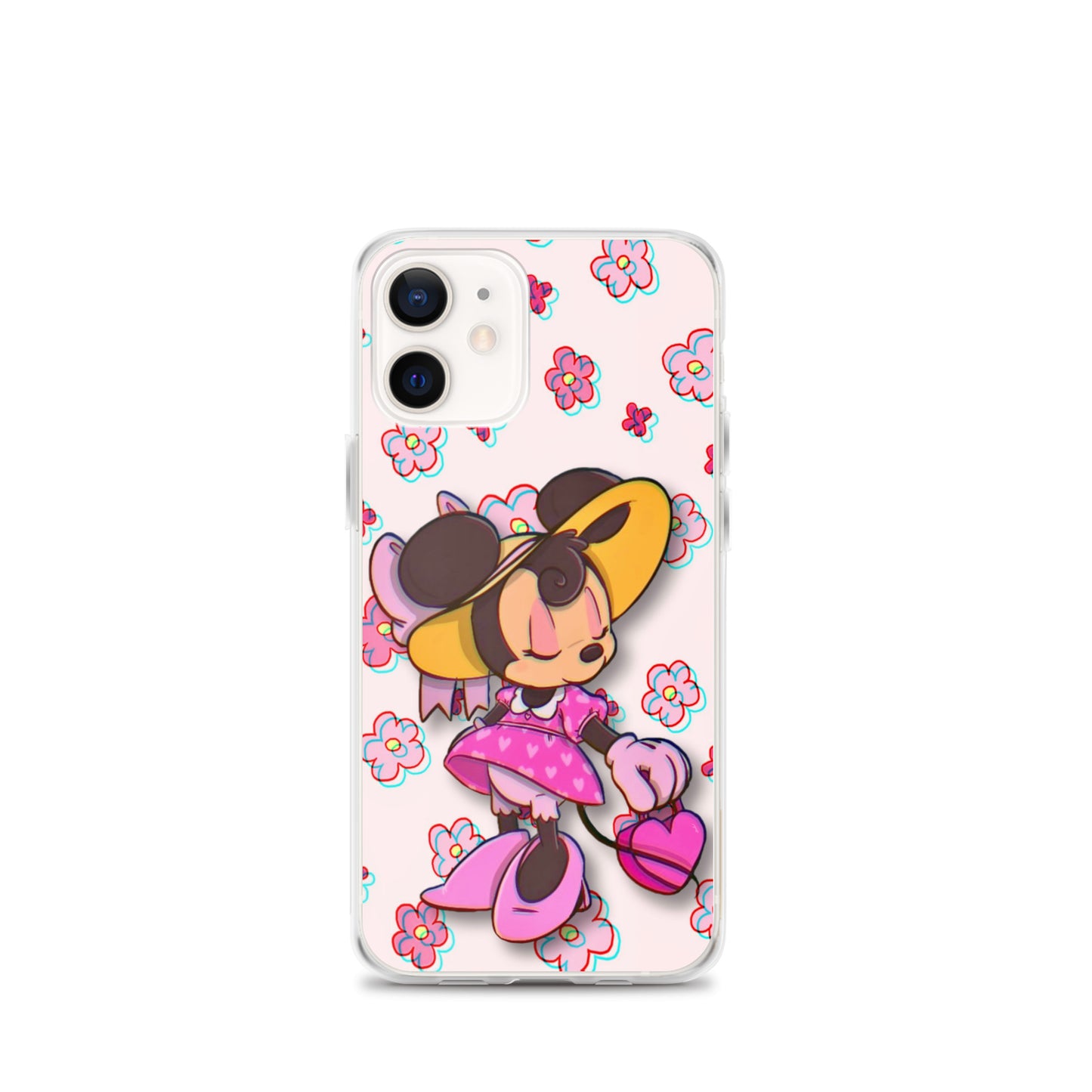 Designer Minnie-Mouse iPhone® Clear Case | Available for most iPhone® models | Wireless Charging Compatible