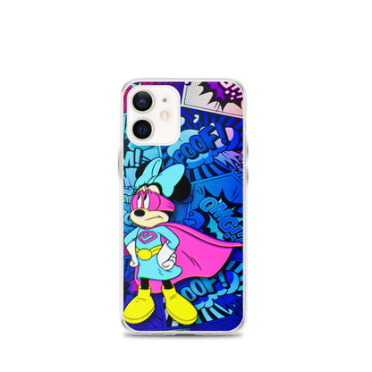 Designer Minnie-Mouse iPhone® Clear Case | Available for most iPhone® models | Wireless Charging Compatible