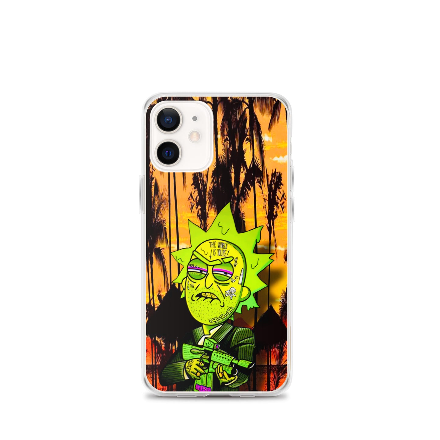 Designer Rick and Morty iPhone® Clear Case | Available for most iPhone® models | Wireless Charging Compatible