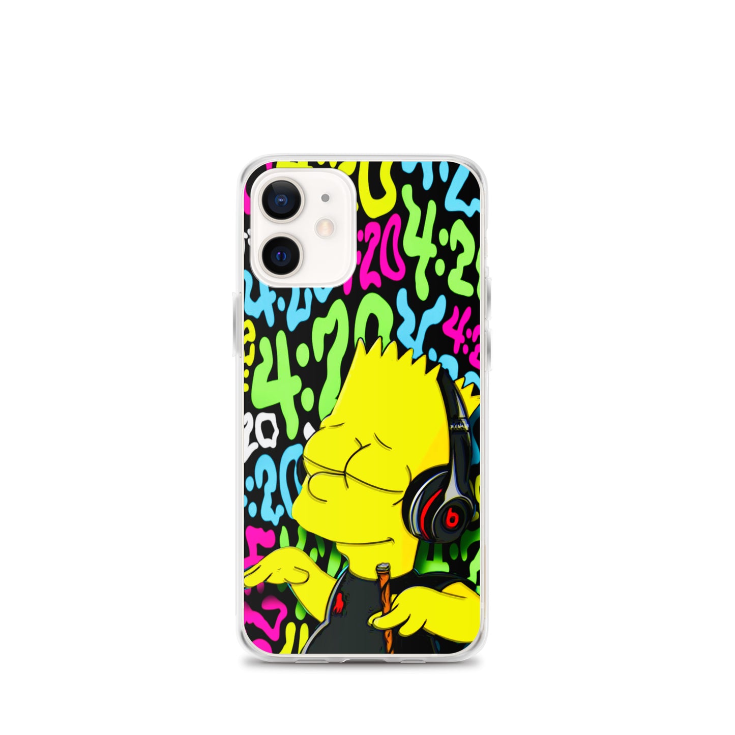 Designer The Simpsons iPhone® Clear Case | Available for most iPhone® models | Wireless Charging Compatible