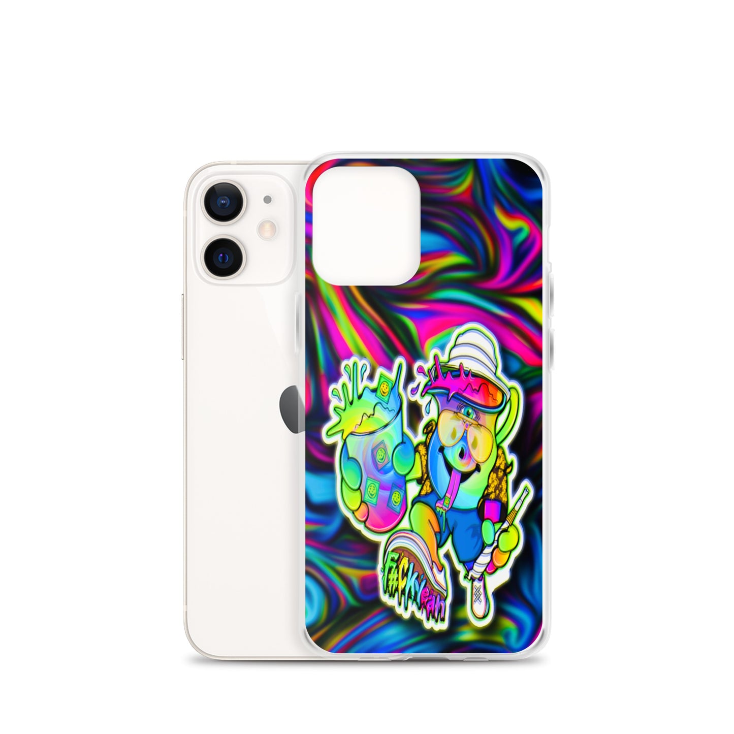 Designer Kool-Aid Man iPhone® Clear Case | Available for most iPhone® models | Wireless Charging Compatible