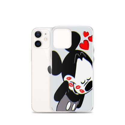 Designer Mickey-Mouse iPhone® Clear Case | Available for most iPhone® models | Wireless Charging Compatible