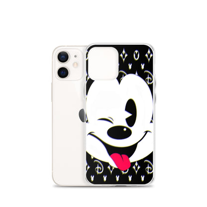 Designer Mickey-Mouse iPhone® Clear Case | Available for most iPhone® models | Wireless Charging Compatible