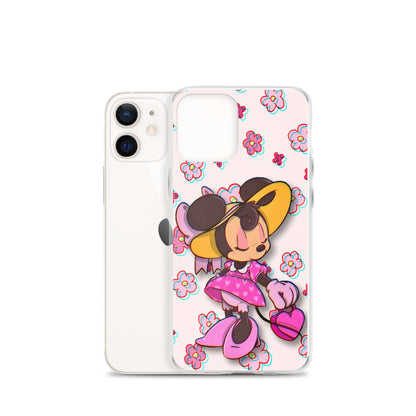 Designer Minnie-Mouse iPhone® Clear Case | Available for most iPhone® models | Wireless Charging Compatible