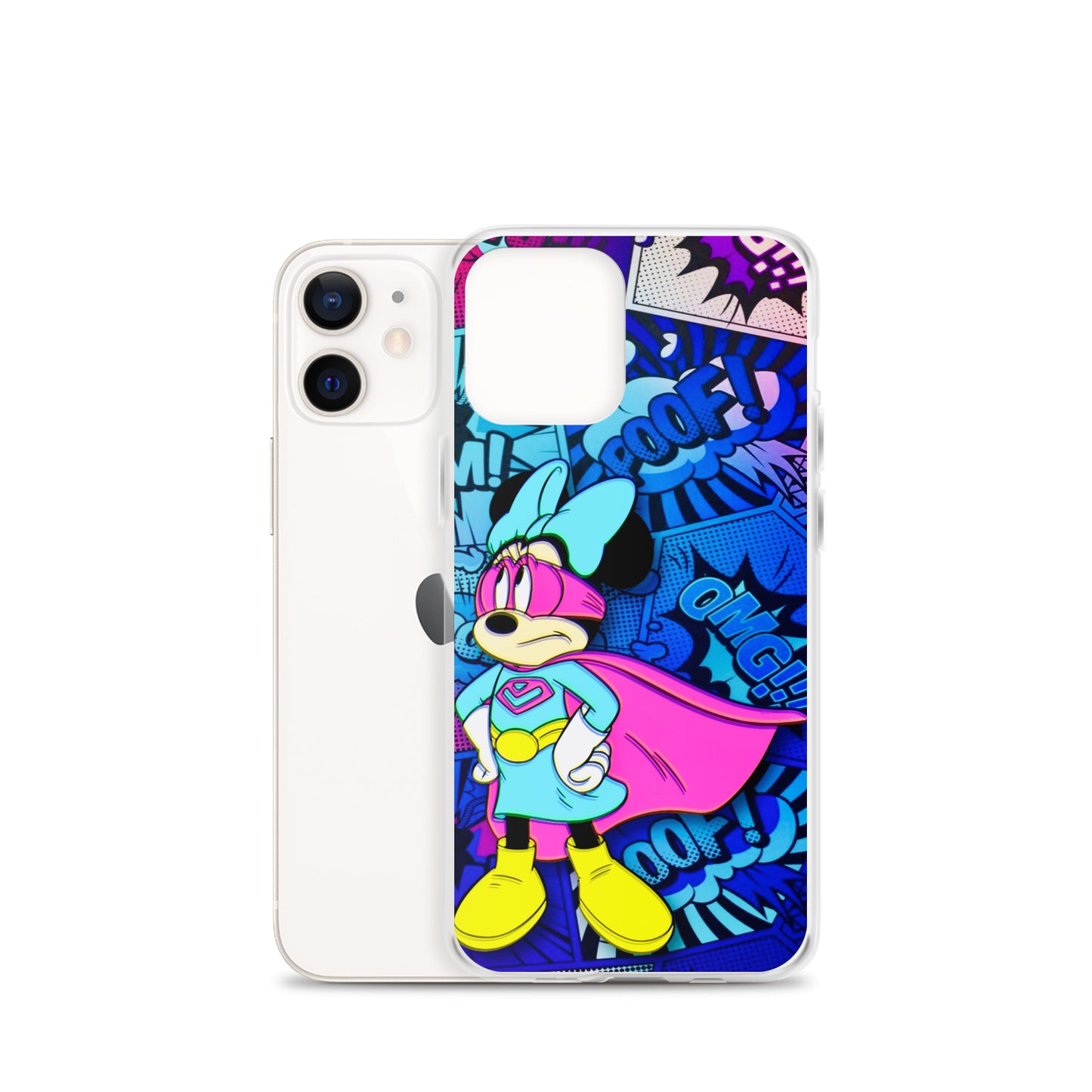 Designer Minnie-Mouse iPhone® Clear Case | Available for most iPhone® models | Wireless Charging Compatible