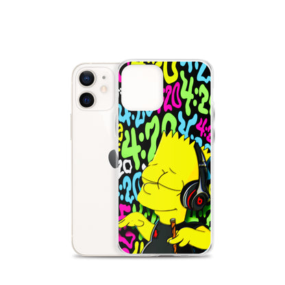 Designer The Simpsons iPhone® Clear Case | Available for most iPhone® models | Wireless Charging Compatible