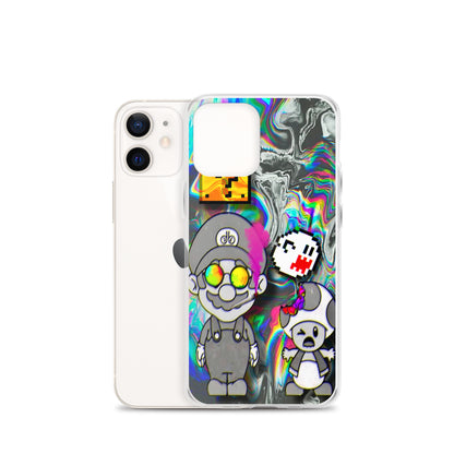 Designer Super-Mario and Toad iPhone® Clear Case | Available for most iPhone® models | Wireless Ch