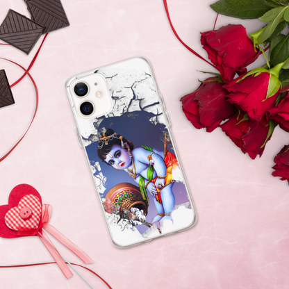 Baby Krishna iPhone® Clear Case | Available for most iPhone® models | Wireless Charging Compatible