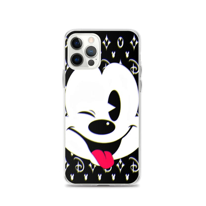 Designer Mickey-Mouse iPhone® Clear Case | Available for most iPhone® models | Wireless Charging Compatible