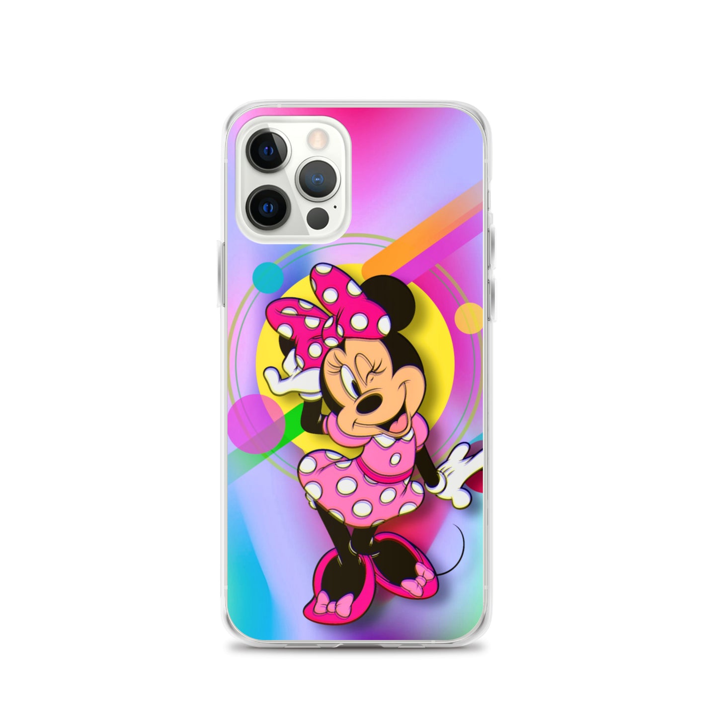 Designer Minnie-Mouse iPhone® Clear Case | Available for most iPhone® models | Wireless Charging Compatible