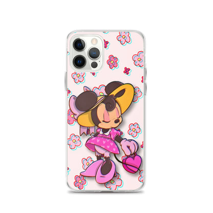 Designer Minnie-Mouse iPhone® Clear Case | Available for most iPhone® models | Wireless Charging Compatible