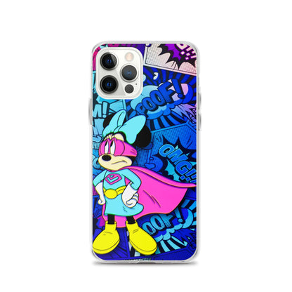 Designer Minnie-Mouse iPhone® Clear Case | Available for most iPhone® models | Wireless Charging Compatible