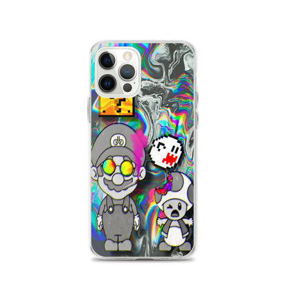 Designer Super-Mario and Toad iPhone® Clear Case | Available for most iPhone® models | Wireless Ch