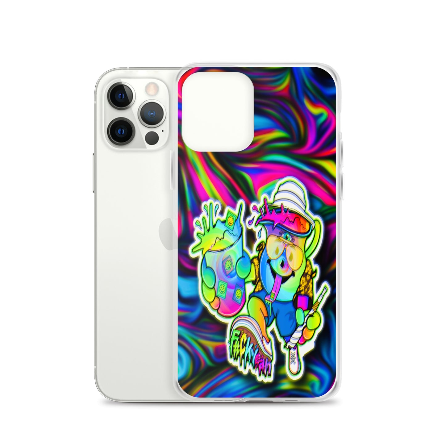 Designer Kool-Aid Man iPhone® Clear Case | Available for most iPhone® models | Wireless Charging Compatible