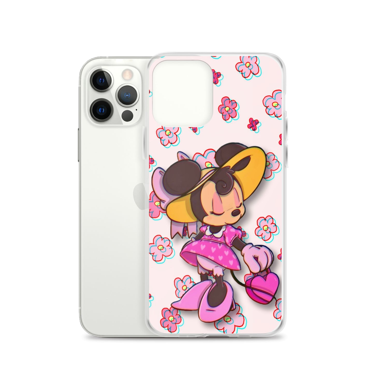 Designer Minnie-Mouse iPhone® Clear Case | Available for most iPhone® models | Wireless Charging Compatible