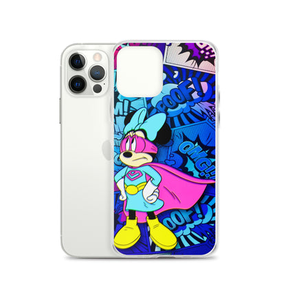 Designer Minnie-Mouse iPhone® Clear Case | Available for most iPhone® models | Wireless Charging Compatible