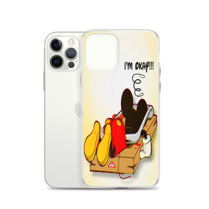 Designer Mickey-Mouse iPhone® Clear Case | Available for most iPhone® models | Wireless Charging Compatible