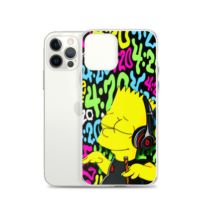 Designer The Simpsons iPhone® Clear Case | Available for most iPhone® models | Wireless Charging Compatible