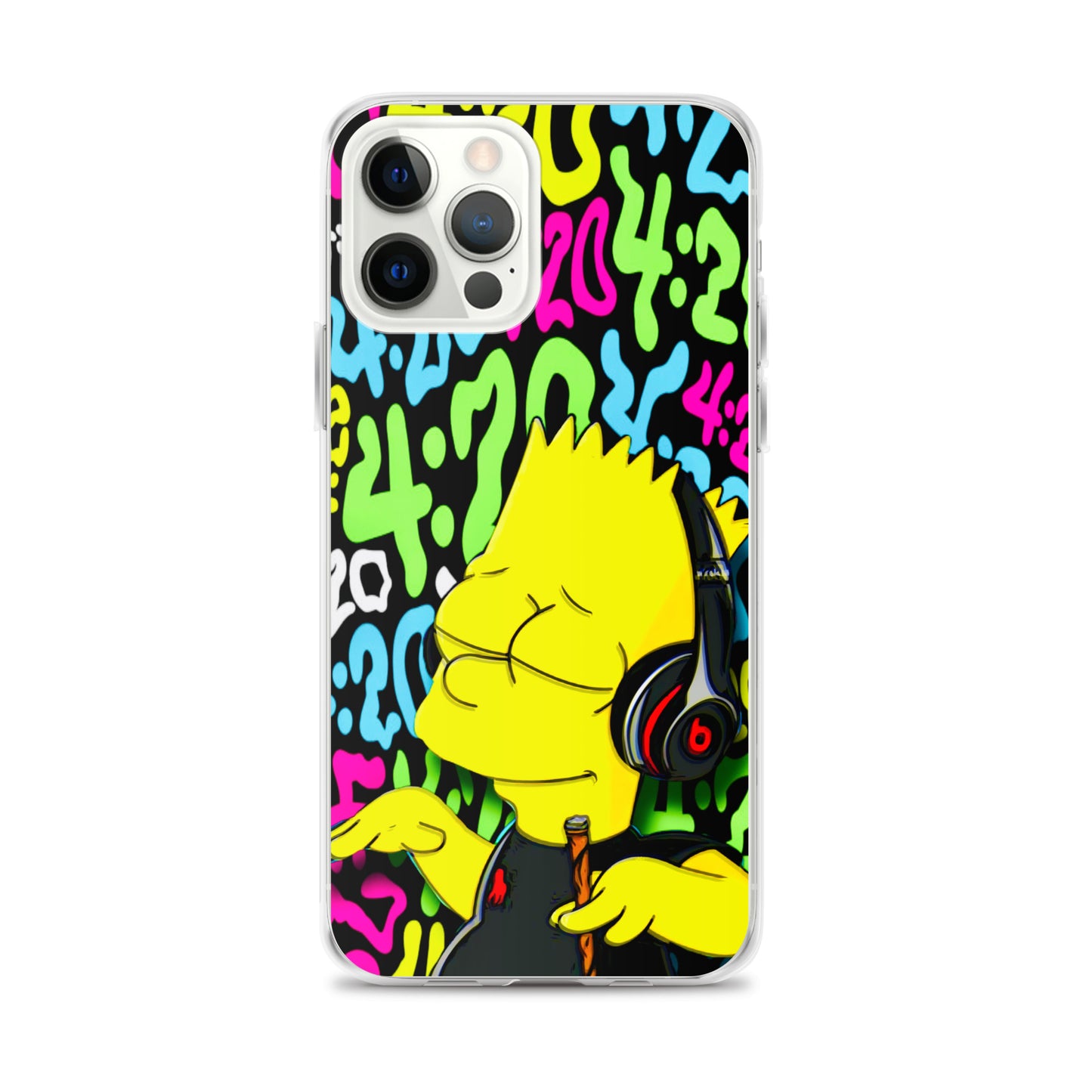 Designer The Simpsons iPhone® Clear Case | Available for most iPhone® models | Wireless Charging Compatible