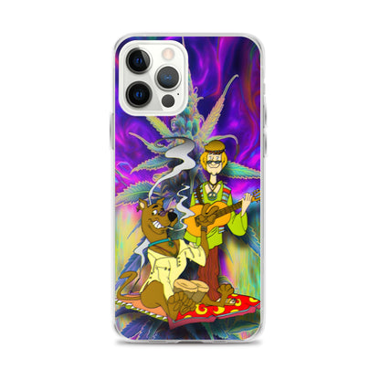 Designer Scooby-Doo and Shaggy iPhone® Clear Case | Available for most iPhone® models | Wireless Charging Compatible