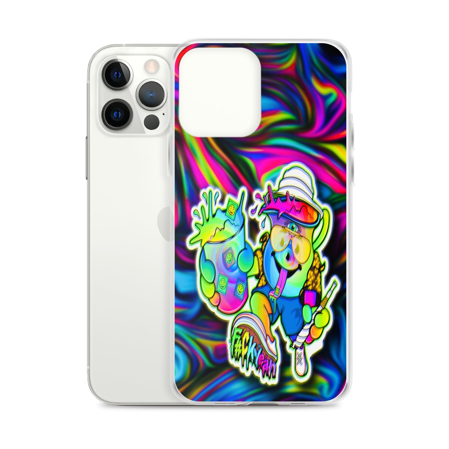 Designer Kool-Aid Man iPhone® Clear Case | Available for most iPhone® models | Wireless Charging Compatible