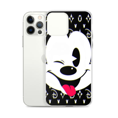 Designer Mickey-Mouse iPhone® Clear Case | Available for most iPhone® models | Wireless Charging Compatible