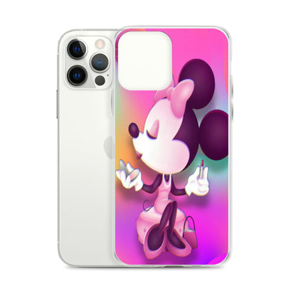 Designer Minnie-Mouse iPhone® Clear Case | Available for most iPhone® models | Wireless Charging Compatible