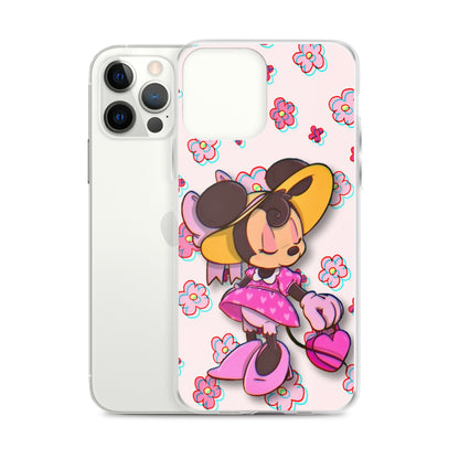 Designer Minnie-Mouse iPhone® Clear Case | Available for most iPhone® models | Wireless Charging Compatible