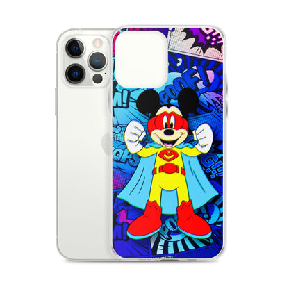 Designer Mickey-Mouse iPhone® Clear Case | Available for most iPhone® models | Wireless Charging Compatible