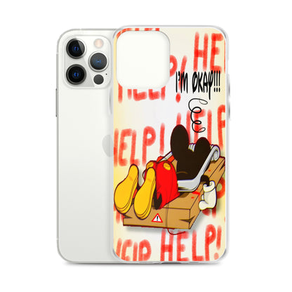 Designer Mickey-Mouse iPhone® Clear Case | Available for most iPhone® models | Wireless Charging Compatible